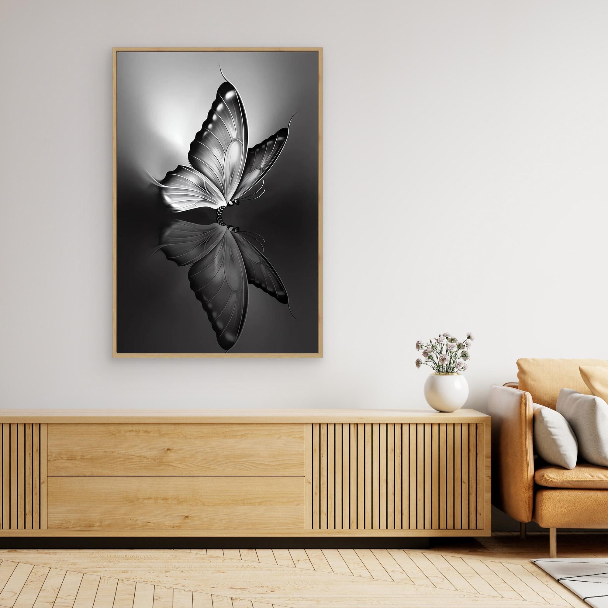 Ethereal Butterfly Reflection