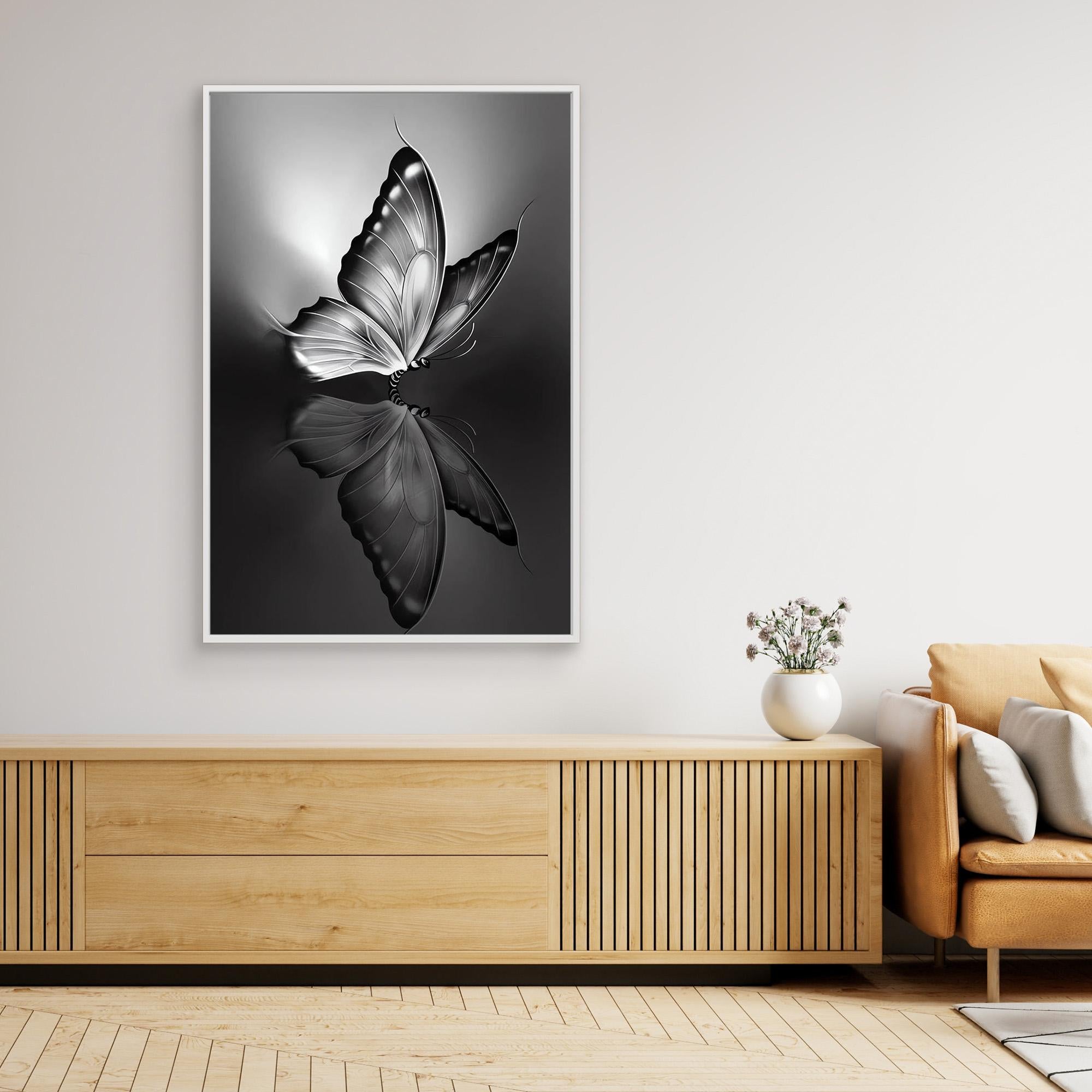 Ethereal Butterfly Reflection